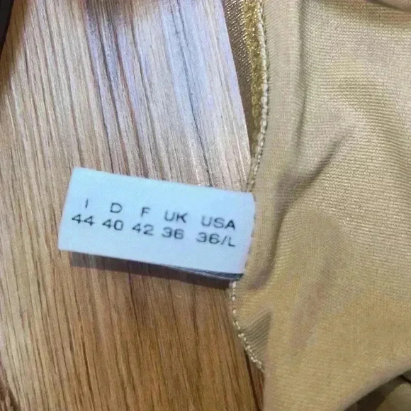 MOSCHINO MARE Gold Dress - Picture 10 of 11